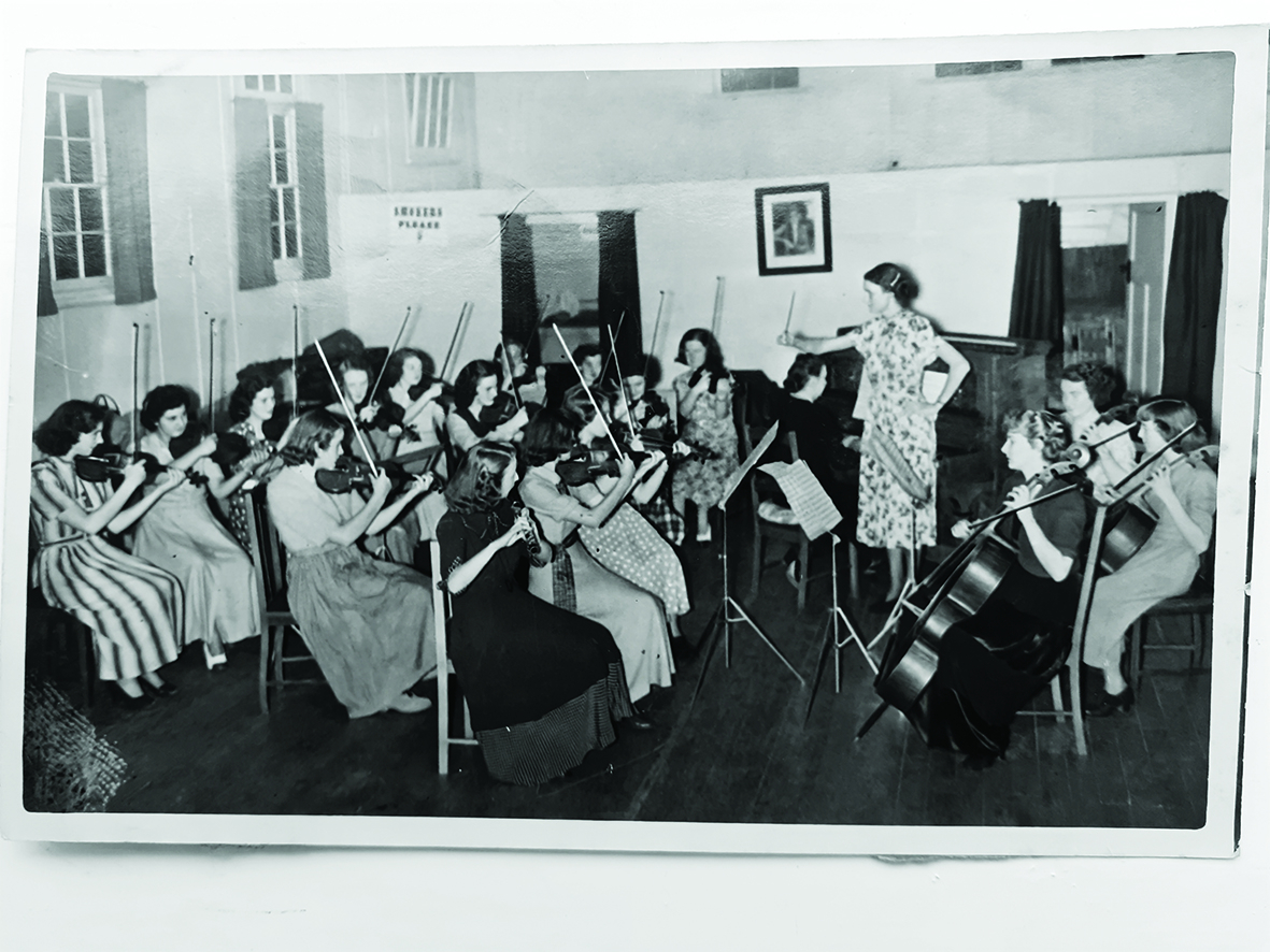 Lynette conducting the Ballarat orchestra